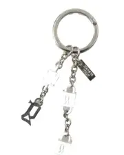 Dolce & Gabbana Lego Padlock Keychain Women Silver