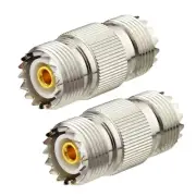 10 x VHF UHF SO-239 Jack Female to SO-239 Jack Female Coaxial Connector Adapter