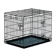 CLEAN SKIN Double Door Crate 36" Intermediate