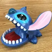 Disney Lilo and Stitch Big Mouth Bite Finger Game Figure Key Chain Holder Toy
