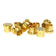8Pcs Gold Plated Plug Short-Circuit Socket Phono Connector Shielding9079