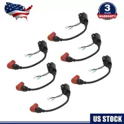 For Yamaha 90hp, 115hp-200hp V4 V6 6R3-85570-01-00 / 18-5128 6pcs Ignition Coil