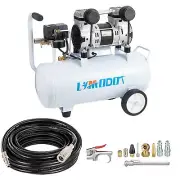 Limodot Quiet Air Compressor, 68dB, 5 Gallon Steel Tank, 2.8CFM @ 90PSI, Oil-...