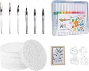 Foam Paint for Crafts, Textured Drawing Kit, Handmade Craft Supplies, Educational Preschool Learning Activity for Kids Crafts Home Decoration