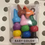 @A22 全新 日本製 AOZORA  BABY COLOR BASIC ASSORT 兒童安全蠟筆(12色) 無毒蠟筆