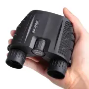 Compact High Powered Binoculars for Adults with Low Light Night Vision, Easy ...