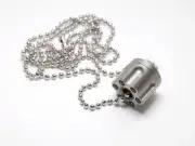 EDC Titanium TC4 Detachable Type Parachute Cord Bead Pendant Lanyard Necklace