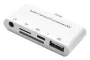 Audio Camera Connection Kit Lightning to USB SD card reader