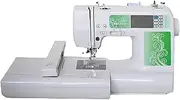 Automatic Embroidery Machine, 67 stitch and 72 Digital embroidery designs DIY patterns 10 * 23.5cm area touch LCD Embroidery sewing machine Computer embroidery machine Sewing Made Easy