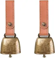 Vaguelly 2pcs Pet Buzzer Bell Iron Bell Decorative and for Sheep Cattle Excellent Sound