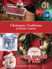 CHRISTMAS TRADITIONS IN PLASTIC CANVAS By Glenda Chamberlain - Hardcover **NEW**