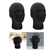 Mannequin Head Display Stand Man's Head Display to Carry Foam for Display