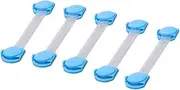 HONITANO 10pcs Safety Locks Multipurpose Protective Lock for Cabinets Cupboards Safe Material Blue for Home Furniture Appliance Safety