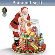 Thomas Kinkade Wishes Come True Personalised Snowglobe