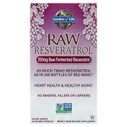 Garden of Life, RAW Resveratrol, 350 mg, 60 Vegan Capsules