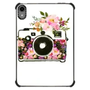 iPad mini (6th gen) iPad Impact Case Hand painted blush pink lavender floral photo camera