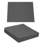 12x12x0.12" Chipboard Sheets 10Pcs 120PT Thick Book Board Binders Board, Black