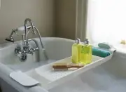 Tub Bathtub Shelf Caddy Shower Expandable Rack Holder Tray Over Bath Storage