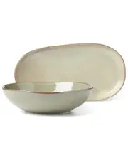 Oneida Organic Shades 2-Piece Serving Set, Green