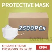 2500 PCs White KF94 Disposable Face Mask 4 Layer Wholesale or Bulk buy Order