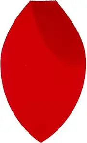 Morphe Cosmetics - Red Highlight Contour Sponge, Round Shape, Polyurethane, Silicone, Makeup Blending