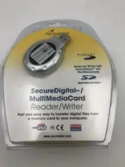 ProMaster Secure Digital Multi Media Card Reader/Writer; USB Plug In Drag & Drop