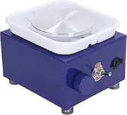 Mini Pottery Wheel, Pottery Kit with Adjustable Speed, 10cm Detachable Turntable for School Teaching and Parent Child Interaction (AU Plug)