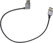 TOPPERFUN 8k Cable Tv Computer Monitor Connection Right Angle High Speed Video Cord Male to Male for Gaming Movie Watching Tv Accessory