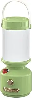 Generic Portable Camping Light, Led Rechargeable Tent Lamp, Led Camping Lantern, Adjustable Brightness, Eye Protection, Hangable, Green