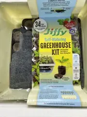 (Qty 11)-Jiffy 34-Cell Self-Watering Greenhouse Peat Pellet Starter Kit T34HG