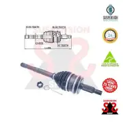 Front Axle Left Cv Joint Kit, Drive Shaft Suit MITSUBISHI Challenger 2.5 DI-D (for: Mitsubishi)