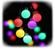 Multi-colour 50 x LED Globe String Lights