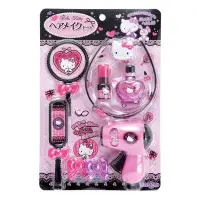 在飛比找Yahoo!奇摩拍賣優惠-日本進口 凱蒂貓 HELLO KITTY 髮妝玩具組 吹風機