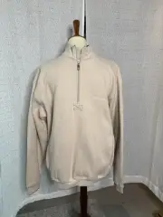 Columbia Men's Hart Mountain II Half Zip Sweatshirt Stone Size Medium