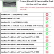 Cover Ultra Thin Silicone Keyboard Skin Protector for MacBook Russian Keyboard C