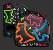 Scotty Cameron Putters Custom Shop Junk Yard Dog Mallet Headcover Mid Round