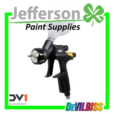 Devilbiss DV1 C2+ 1.3mm Non-Digital Clearcoat Spray Gun Clear Gun
