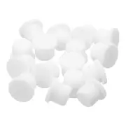 16 Pieces White Rubber Stopper, 11.5mm Plug Holes for 11-11.3mm/0.43-0.44" Hole