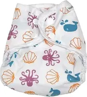 MuslinZ Size 1 0-6m Reusable Washable Nappy Cover Diaper Cover Sealife