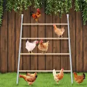 Large Chicken Perch Chicken Roosting Bars for Coop Easy Installation Ladder