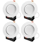 13.5W 6inch Gimbal LED Recessed Light, Dimmable Adjustable Downlight