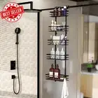Over Door Shower Caddy 5 Tier Hanging Organizer Rustproof Shelves with Hooks