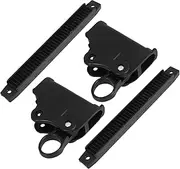 ifundom 1Pair Folding Chair Latch Hinge Replacement Kit of Durable Plastic Recliner Hinges for Outdoor Lounge Chairs Quick Installation Secure Connection for Enhanced Comfort