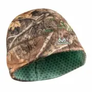 Realtree Edge Camo Women's Ladies Skull Fit Heat Retention Beanie Hat Cap