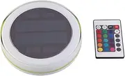 Jerliflyer Floating Light, Solar RGB Decoration Lamp LED Pond Swimming Pool Floating Fountain Light with Remote Control