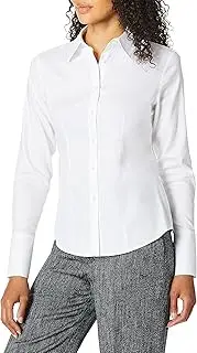 Calvin Klein Women's Long Sleeve Wrinkle Free Non-Iron Shirt