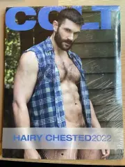 COLT STUDIOS 2022 HAIRY CHESTED MEN CALENDAR - New Sealed Model BOB HAGER