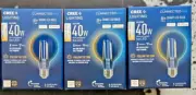 Cree Lighting 40 Watt Connected Max Smart Led Filament Globe Bulb 3 Pack