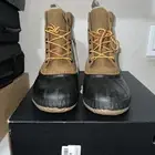 SOREL - Men's Cheyanne II Waterproof Insulated Winter Boot, Chipmunk, Black 7 M