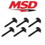 MSD Black Blaster Ignition Coil Set For 2011-2021 Chrysler/Dodge/Jeep 3.6L V6 (for: Jeep)